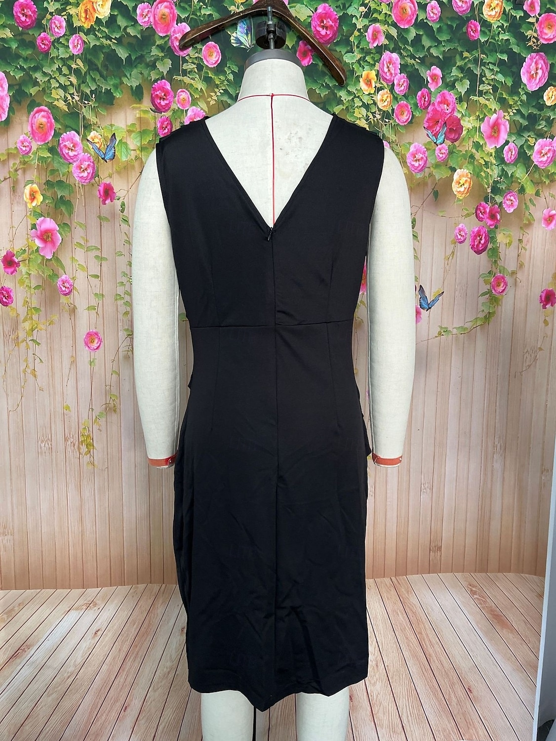 Femmes Mini Robe Robe moulante Anniversaire Coupe régulière Couleur Unie Sans manches Col en V Noir Rouge Bleu Violet Été de 2025 ? $24.99 –P2