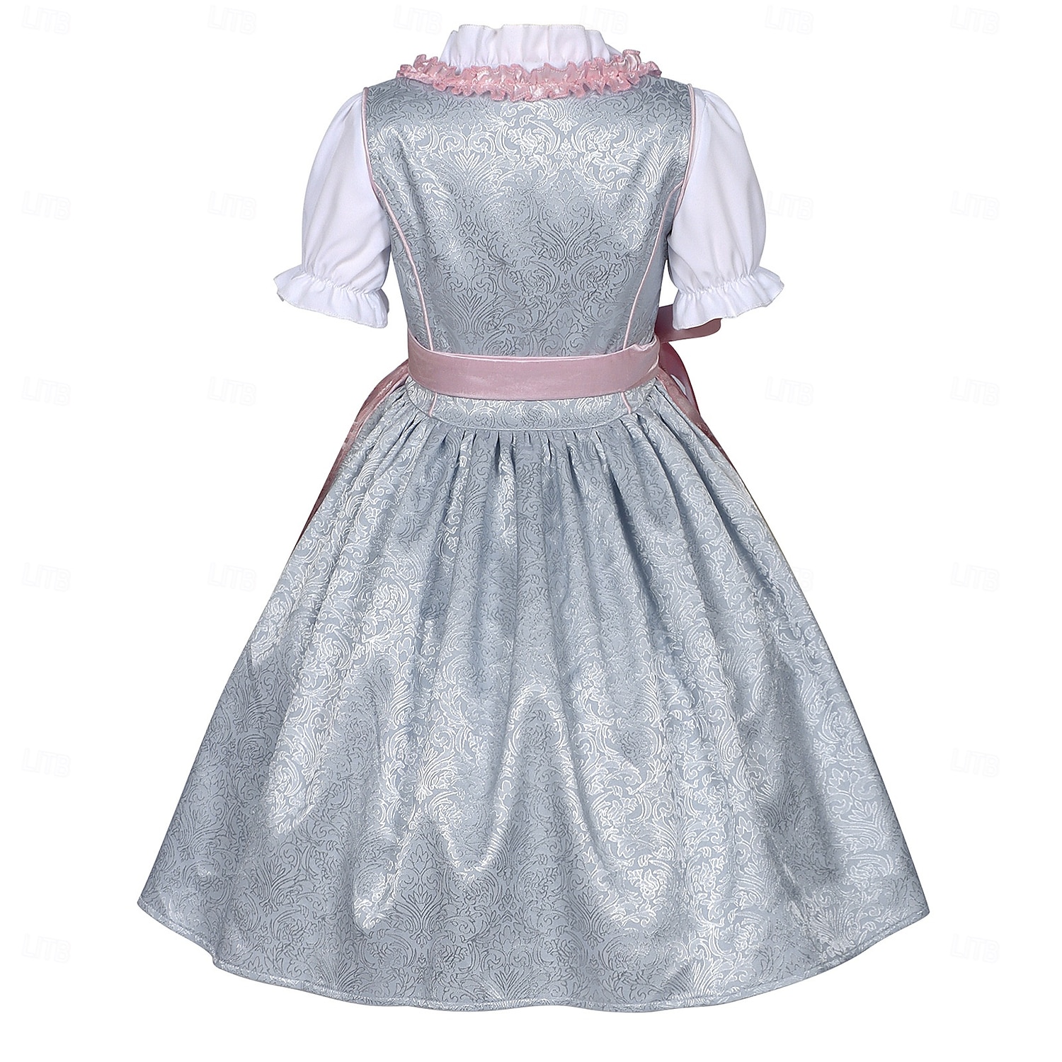 Vestidos Blusa / Falda Delantal Floral Mucama bávaro Munich Viena prados Chica Fiesta Festival de Cerveza Paño de estilo tradicional 2026 - $63.99 –P4