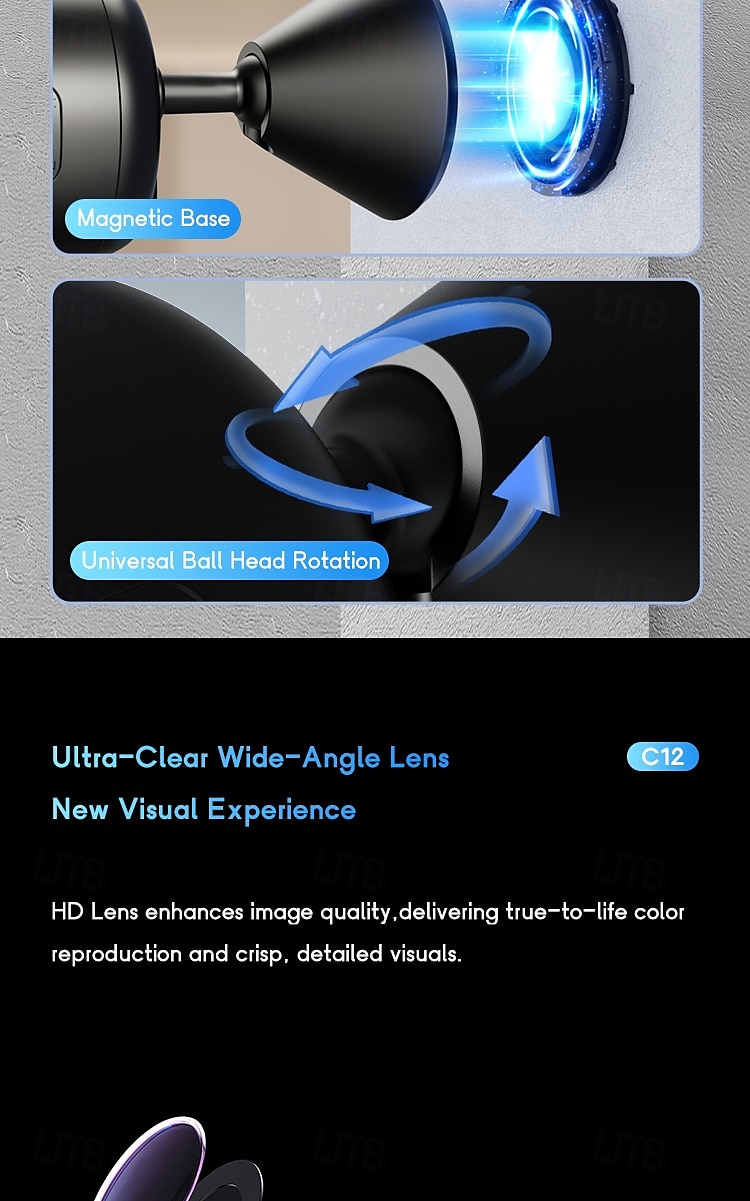 Mini Hidden Camera Wireless Indoor Camera for Home Safety1080P WiFi Nanny Cam with Magnetic Bracket90 Days Battery Life Auto Night VisionPIR Motion Detection for Home SafetyCloud & SD Storage 2025 - $51.99 –P4