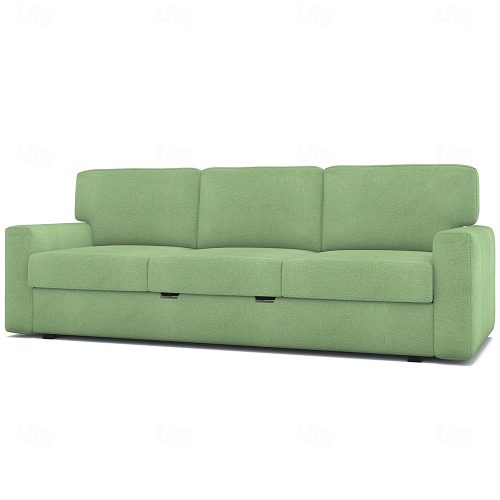 Sofabezug passend für Bårslöv-Sofa, einfarbig, gesteppte Polyester-Schonbezüge 2025 - $165.99 –P5