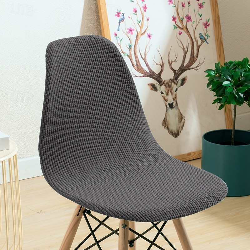 överdrag till matsalstolar i modern stil, skalstolsöverdrag för hemmet, stolsöverdrag i polarfleece, stretchöverdrag, sitsöverdrag 2025 - $8.49 –P11