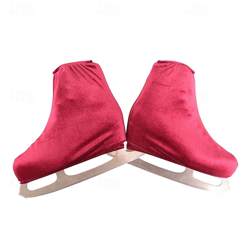 Men's Women's Ice Skating Accessories claret Black White Inelastic Training Practice Competition Skating Wear Classic Figure Skating 2025 - $9.99 –P19