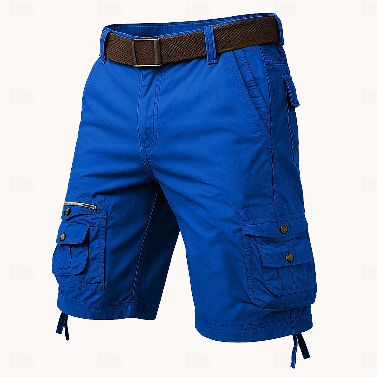 Per uomo Bermuda Pantaloncini cargo Shorts Shorts da Spiaggia Shorts da Lavoro Coulisse alla gamba Multi-tasche 6 tasche Semplice Lunghezza al ginocchio Casuale Quotidiano All'aperto Vacanza del 2026 a $35.99 –P5