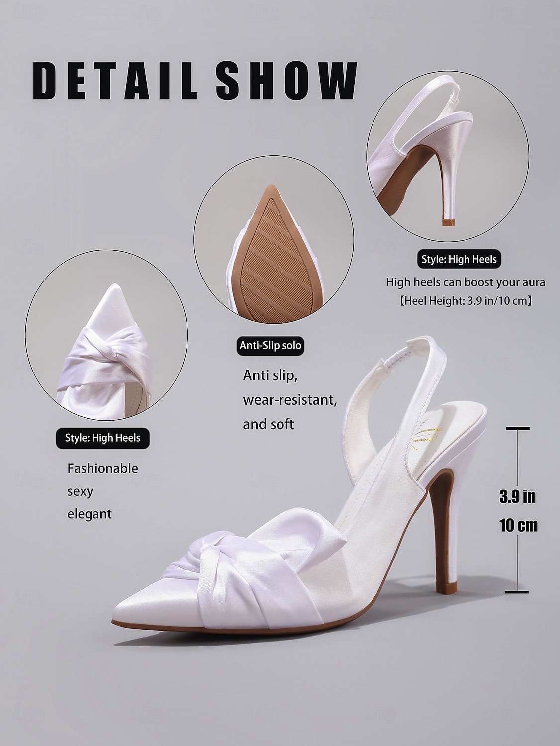 Damen-Slingback-Pumps aus rosa Satin mit übergroßer Schleife – schicke Cocktailparty-Schuhe für Brautjungfern, Verabredungen, Hochzeitsgäste und Frühlings-Gartenveranstaltungen 2026 - $34.99 –P1