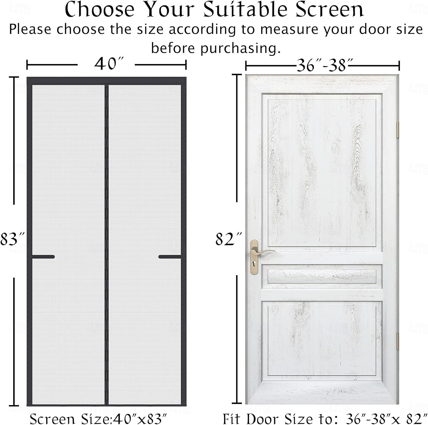 Magnetic Screen Door Portable, Fly Or Bug Screen Magnetic, Doorway Mosquito Net For Sliding Door,Garage,Patio,Kitchen,Living,Window Room,Bedroom,Bar,Pet and Kid Easy Entry 2025 - $15.49 –P10