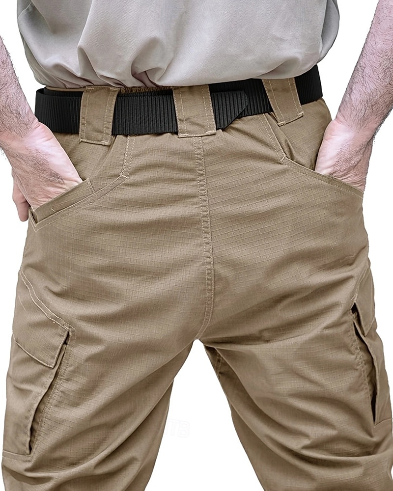 Men's Cargo Pants Tactical Pants Trousers Buttons Multi Pocket Plain Wearable Outdoor Daily Camping & Hiking Fashion Classic Black Army Green 2026 - $21.99 –P3