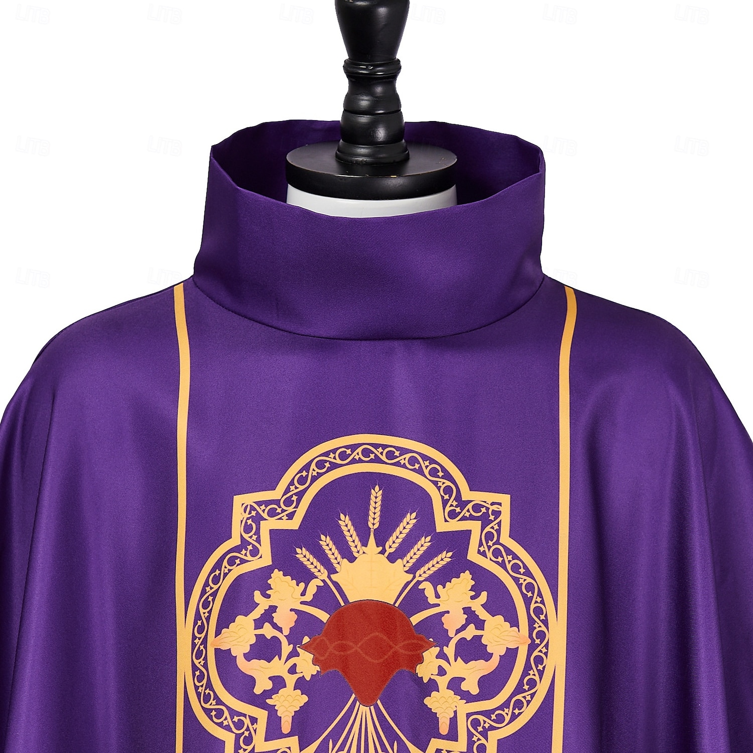 Retro / vintage Kostymer i middelalderstil Renessanse Kappe Cassock Prest Printer Herre Halloween Karneval Maskerade Voksen Kappe 2025 - $47.99 –P5