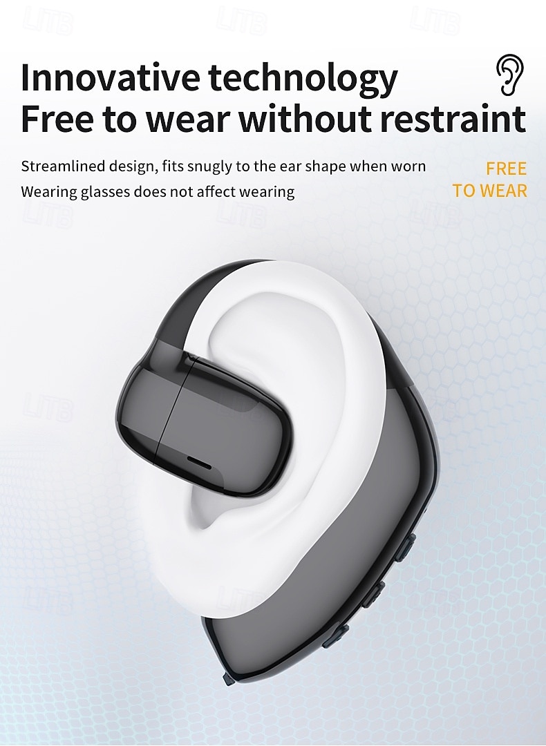 X30 Bluetooth 5.4 Wireless Ear Hook Headphones – LED Display, Low Latency, Lightweight Sports Earbuds with Mic for Gaming & Mobile Devices 2025 - $31.99 –P9
