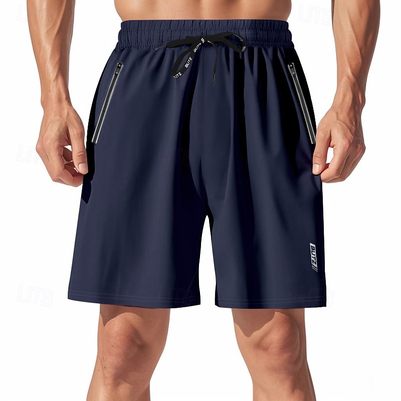 Homens calções atléticos Calção Shorts de Corrida Shorts de Academia Esporte Diário Secagem Rápida Alta elasticidade Confortável Bolsos Com Cordão Cintura elástica Tecido Curto Ginástica Casual de 2025 por $21.99 –P12