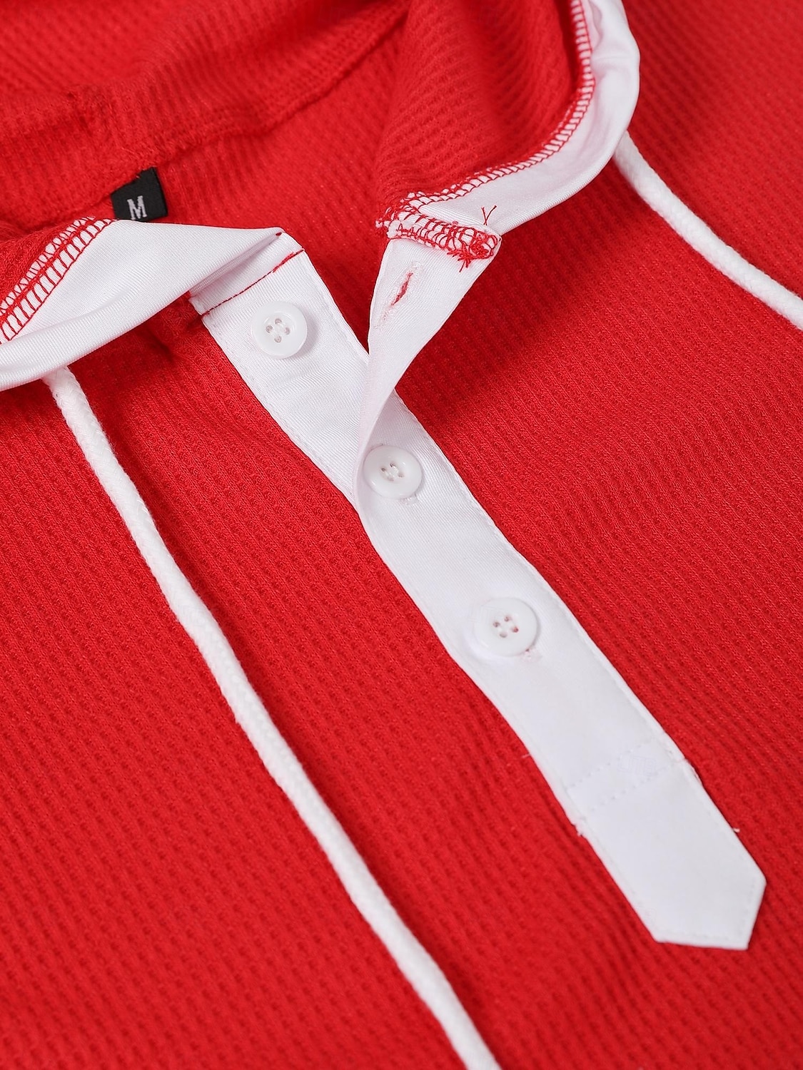 Voor heren Wafel Tanktop Hesje Mouwloos shirt Mouwloos Capuchon Zomer Effen Modieus Sportief Klassiek Capuchon Casual Sportschool Straat Rood Top T-shirt voor mannen 2026 - $16.49 –P5