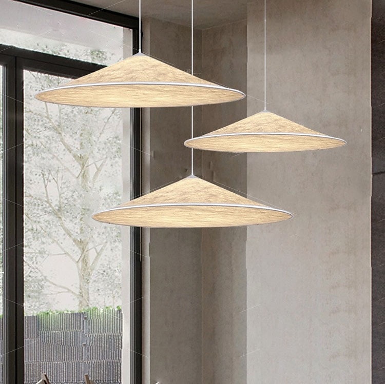 Lampadario a sospensione a LED in tessuto, 50/60/80 cm, lampada da soffitto a testa singola per loft, bar, soggiorno, sala da pranzo del 2025 a $182.99 –P5