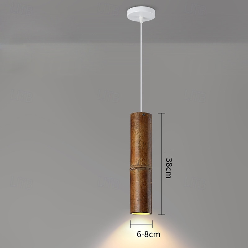 LED-es függeszték bambuszból, modern konyhasziget lámpatest, állítható függeszték konyhaszigetre, fekete arany LED-es csillár étkezőbe, hálószobába, mini függesztékek (1 db-os csomag) 2025 - $102.99 –P4