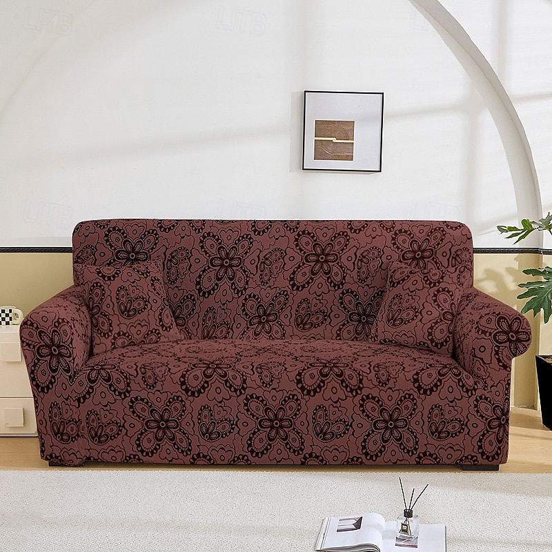 Capa de sofá em tecido jacquard elástico, capa de sofá secional em formato de L, capa de canto para sala de estar, 1/2/3/4 lugares de 2025 por $37.99 –P2