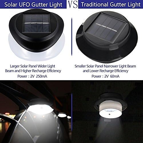 Solar Fence Lights Outdoor Wall Lights 9 LED Super Bright Waterproof Wireless Security for Garden Wall Yard Deck 2026 - $17.99 –P4