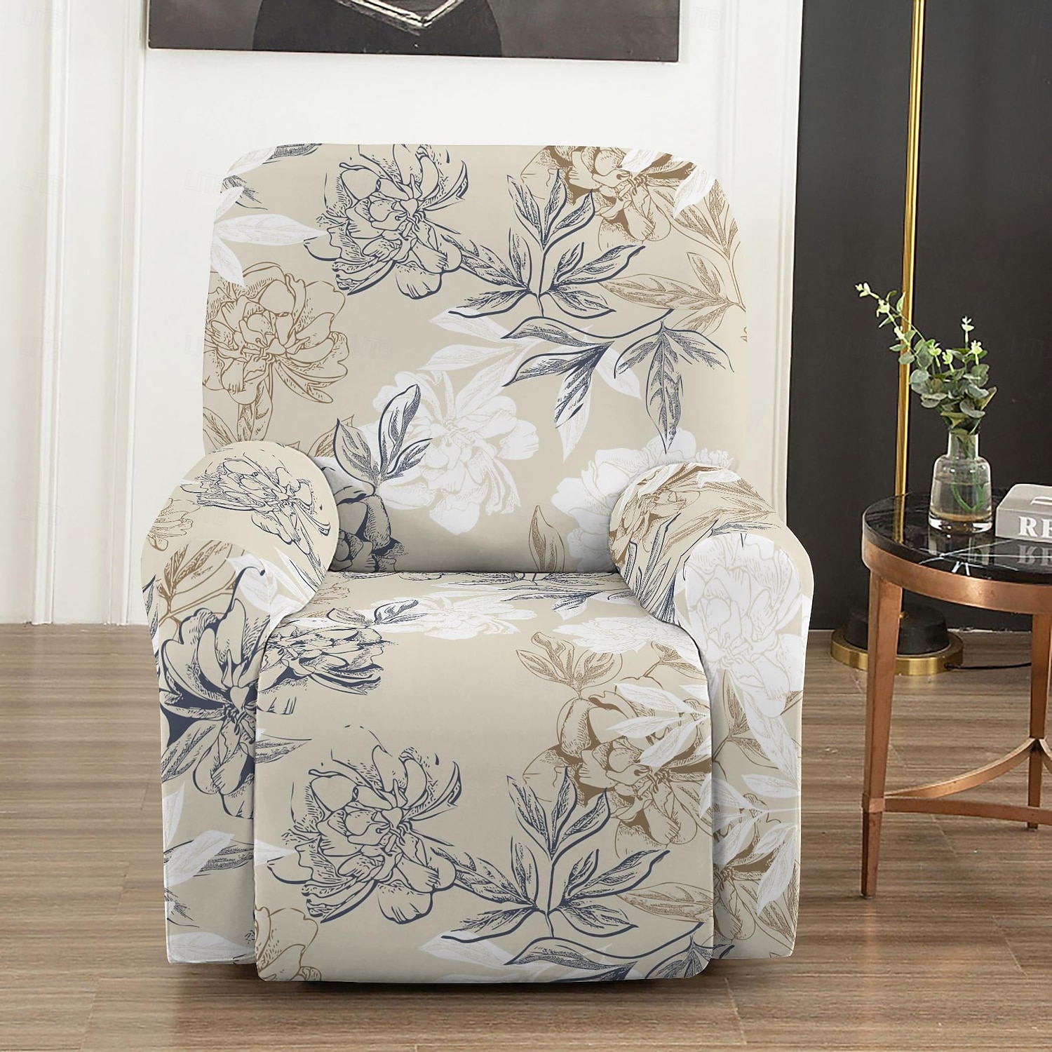Copridivano reclinabile con chaise longue e stampa geometrica del 2025 a $24.99 –P3