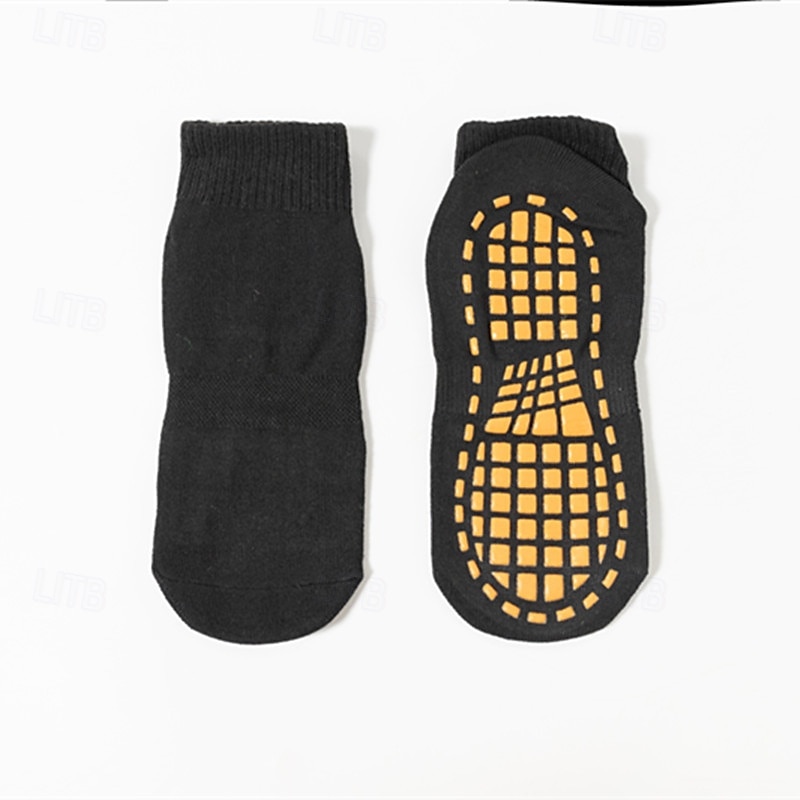 4 Paar Grip-Pilates-Socken für Damen, rutschfeste Yoga-Sportsocken, atmungsaktive Trampolin-Grip-Socken für Kinder und Erwachsene, Baby-Bodensocken mit Silikon-Grip für Tanz, Zuhause, Fitnessstudio, 2025 - $9.99 –P18
