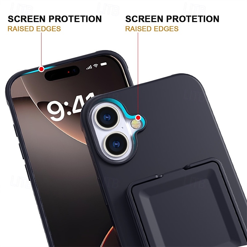 2025年 電話 ケース 用途 iPhone 16 Pro Max Plus 16e バックカバー スタンド付き キックスタンド レトロ風 TPU PC  コレクション – $11.99 –P3