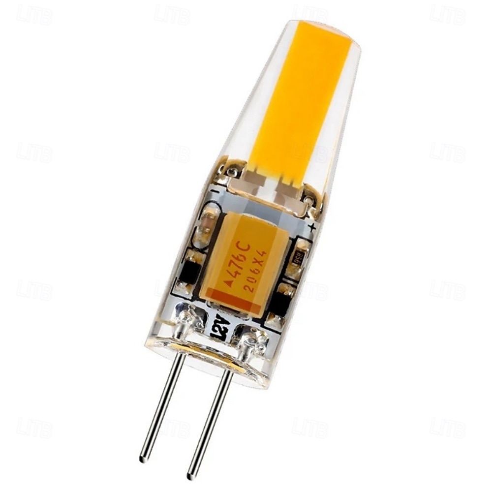 נורות לד G4 3W שווה ערך ל-30W נורת הלוגן מסוג T3 JC דו-פינית G4 AC/DC 12V נורת G4 לבן לבן חם לתאורת מתחת לארון תאורת תקרה קרוואנים סירות 10 יחידות 2025 - $41.99 –P1