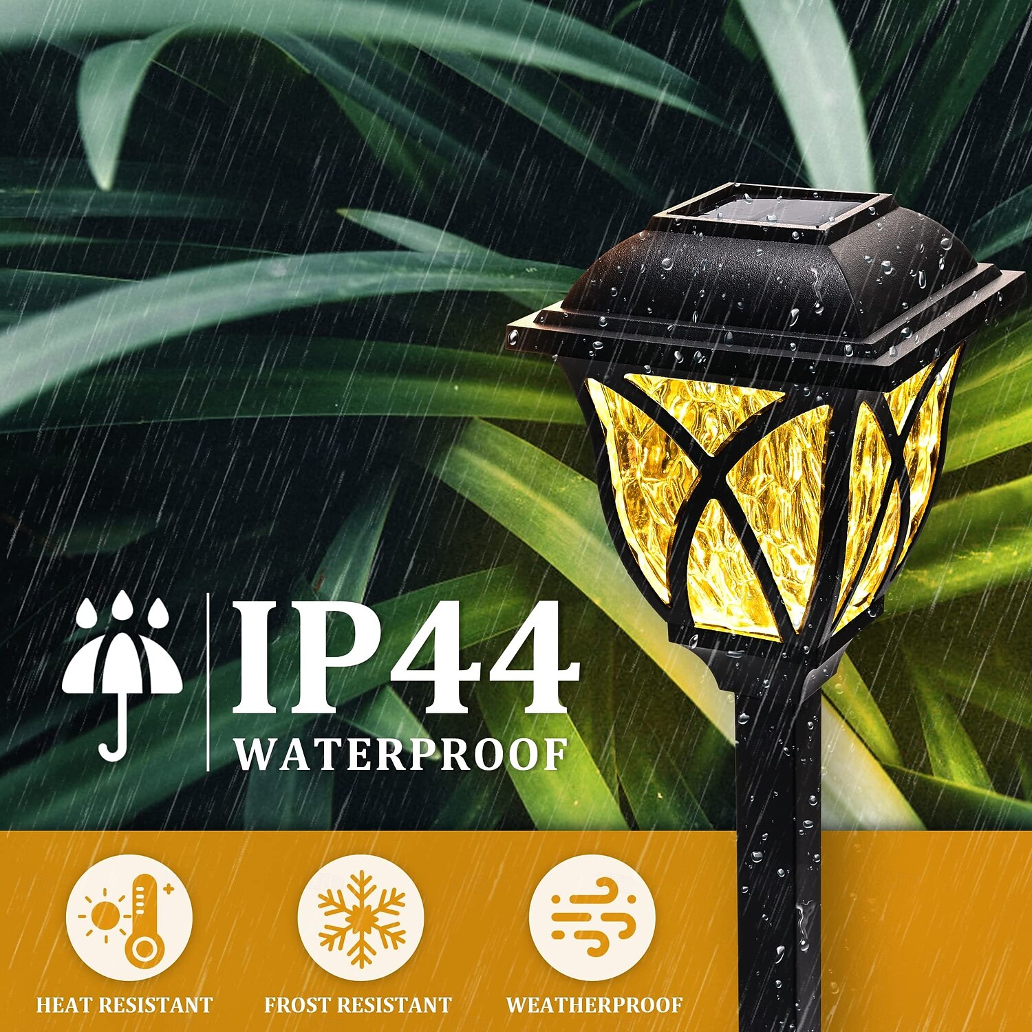 2 Pcs Outdoor Pathway Lights Solar Waterproof Floor Plug in Light Courtyard Garden Path Park Street Pool Villa Decorative Light Landscape Light Lighting 2025 - $14.99 –P6