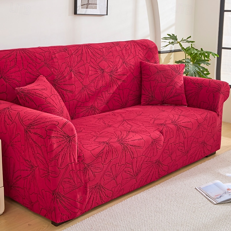 Capa elástica para sofá em tecido jacquard, capa elástica para sofá secional em formato de L, capa de canto para sala de estar, 1/2/3/4 lugares de 2025 por $37.99 –P4