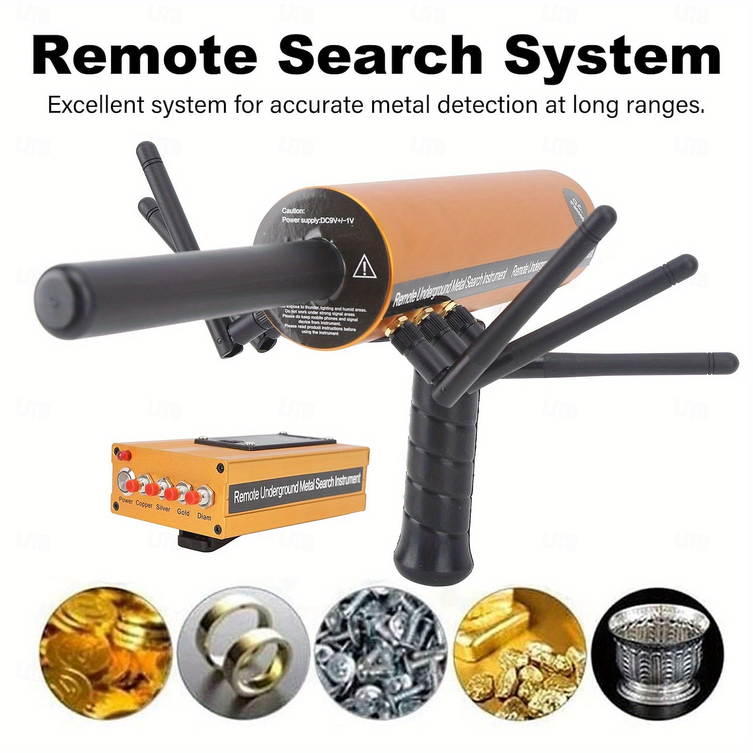 Metal Detector 30m Depth 1200m Range 6 Antenna Highly Accurate Metal Pinpointer Handheld Golden Diamond Miner Detector Metal Finding Detector Remote Search Underground Metal Device for Silvery Copper 2025 - $247.89 –P10