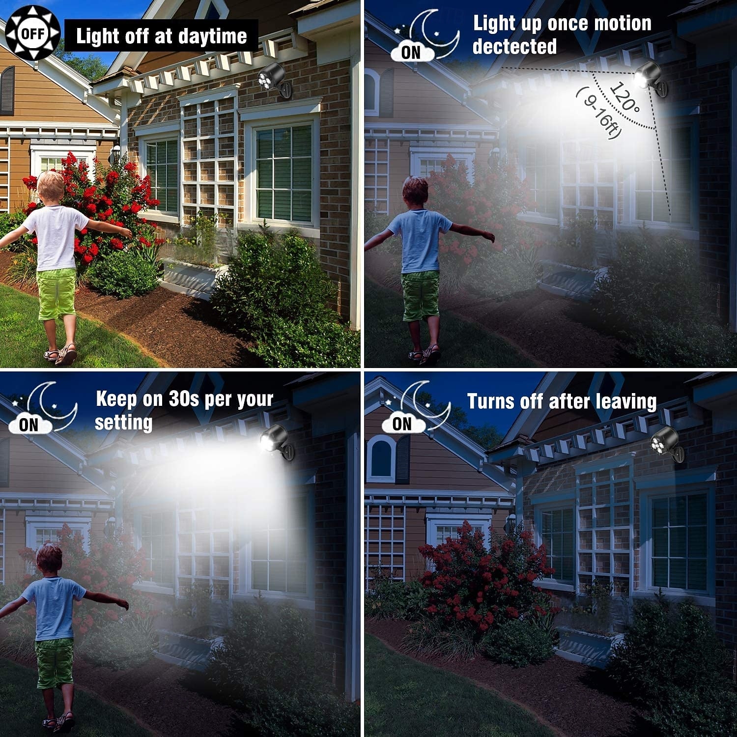 Motion Sensor Outdoor Lights, Battery Motion Sensor Light Outdoor Ip65 Waterproof 2025 - $30.99 –P6