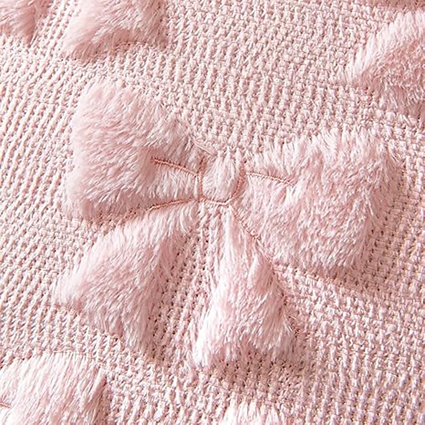 Fløyelsbroderi Rosa dekorative kastputer Deksel 1 stk Myk kvadratisk sofaputepute til soverom stue sofa stol 2025 - $10.99 –P6