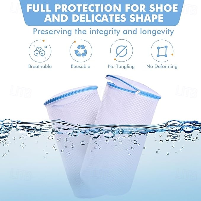 2 Pack Shoes Wash BagsShoe Washing Machine Bagshoe laundry bag for washing machineHoneycomb Mesh Laundry Bags with Zipper for SneakersRunning ShoesSockBrasDelicates and Toys 2026 - $15.99 –P5