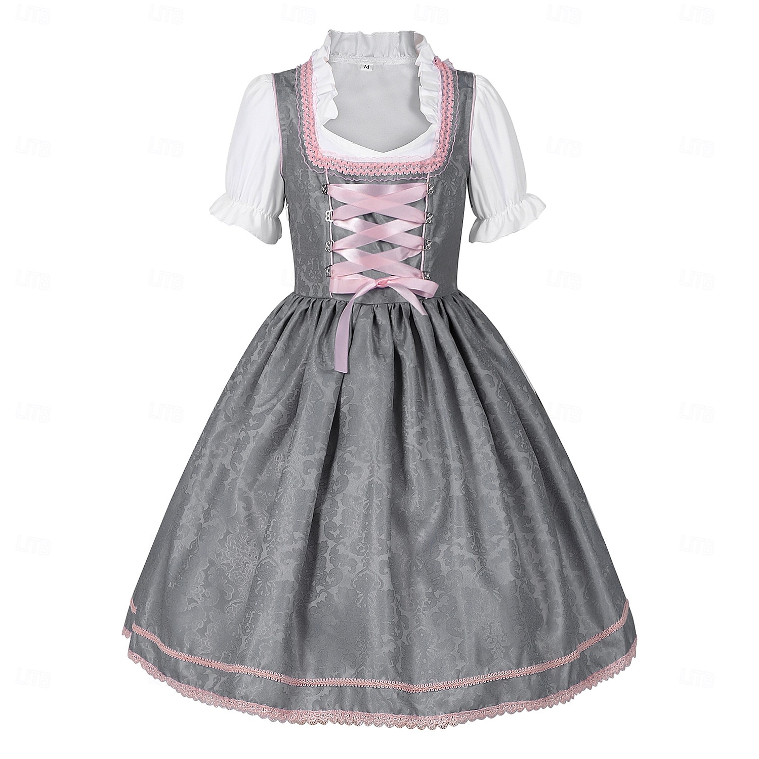 Oktoberfest Vestidos Blusa con falda acampanada Mucama bávaro Alemán Munich prados Chica Fiesta Festival de Cerveza Paño de estilo tradicional 2026 - $63.99 –P5