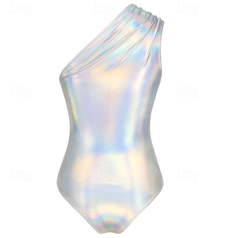Retro Vintage 1980er Rave One Piece Bodysuits Disco Kostüm Damen Halloween Karneval Musikfestival Pride Parade Pride-Monat Erwachsene Trikot / Einteiler Sommer 2025 - $25.99 –P2