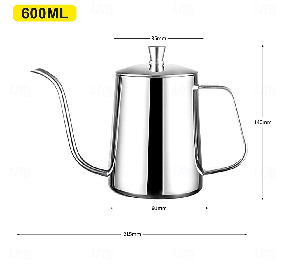 Βραστήρας καφέ για εστία premium βραστήρα gooseneck, βραστήρας καφέ, τσαγιέρα τσαγιέρα, θερμοσίφωνας για κάμπινγκ στο σπίτι, ανοξείδωτο ατσάλι 2025 - $18.99 –P1