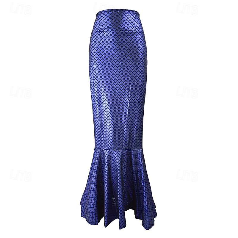 Regina Sirena Gonna Gonna a sirena Coda da sirena Sexy Drag & Glam Vernice in lattice lucido Metallico Per donna Adulti Festival Musicale Parata dell'Orgoglio Mese dell'orgoglio Halloween Carnevale del 2025 a $38.99 –P18