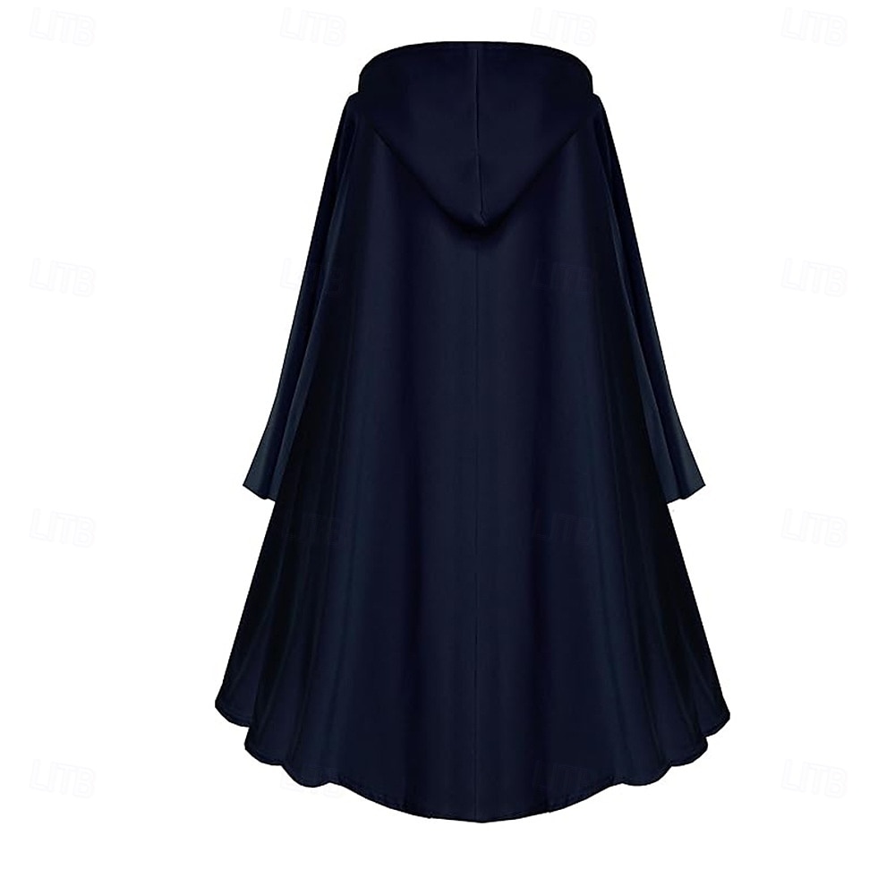 Retro Antiguo Medieval siglo 17 Capa Doctor de plaga Mujer Víspera de Todos los Santos Mascarada Rendimiento Fiesta Adultos Capa 2025 - $41.99 –P5