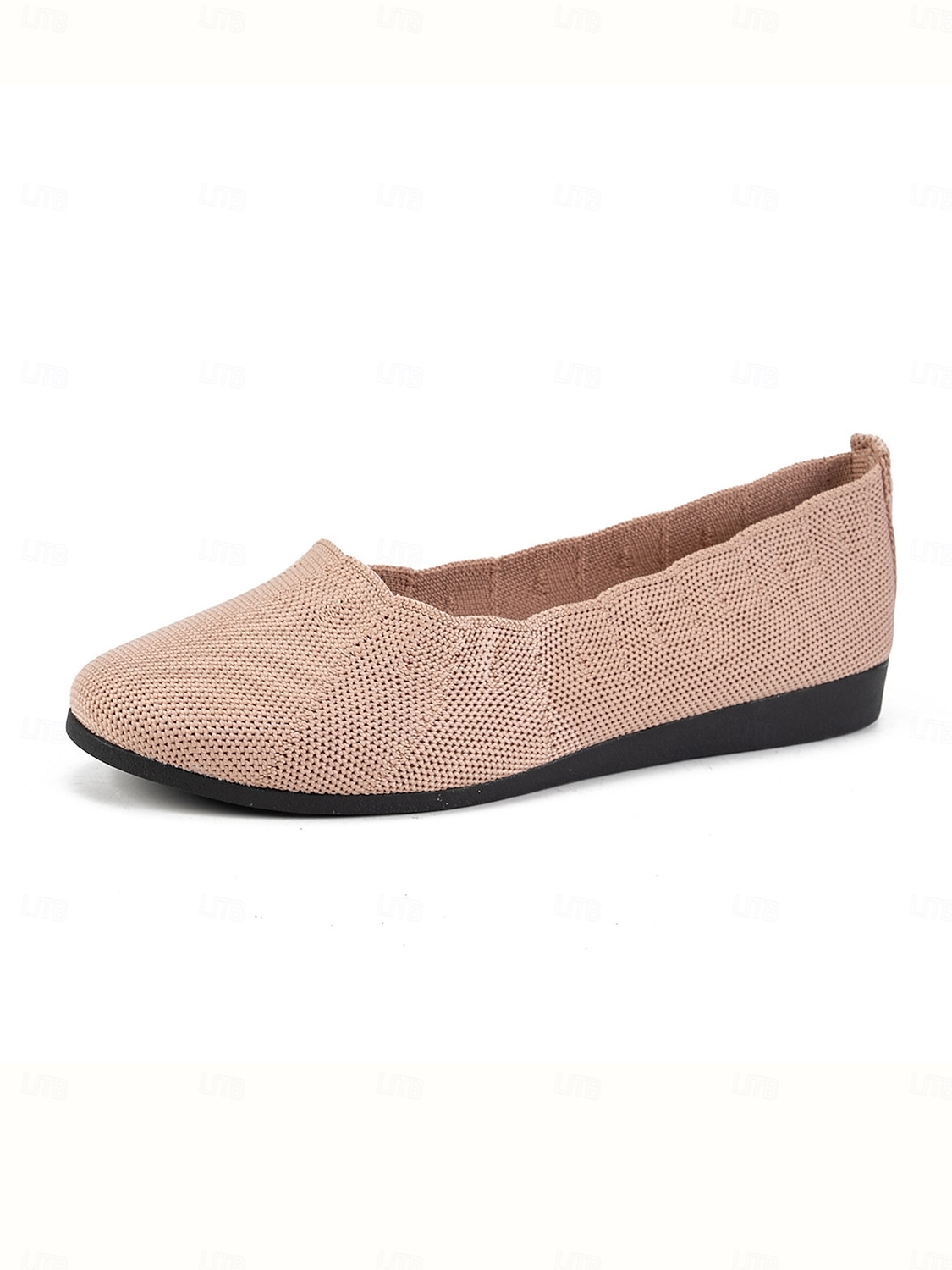 Women's Flyknit Slip-On Flats - Soft Knit Upper with Comfortable Stretch, Lightweight and Breathable, Ideal for Casual Wear and Summer Outings 2025 - $19.99 –P1