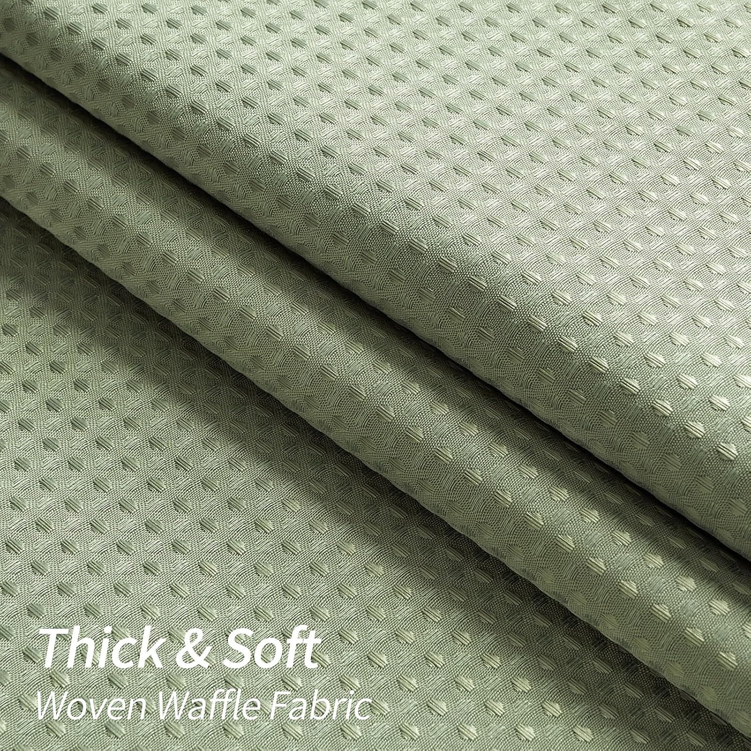 Luxury Waffle Weave Shower Curtain 180cm*180cm(70"*70") Water Repellent Bathroom Bathtub Cloth Fabric Shower Curtain Set, Hole-Free Toilet Partition Curtain for Separating Dry Wet Area 2025 - $19.99 –P3