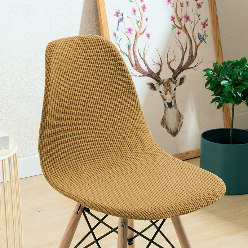 överdrag till matsalstolar i modern stil, skalstolsöverdrag för hemmet, stolsöverdrag i polarfleece, stretchöverdrag, sitsöverdrag 2025 - $8.49 –P16