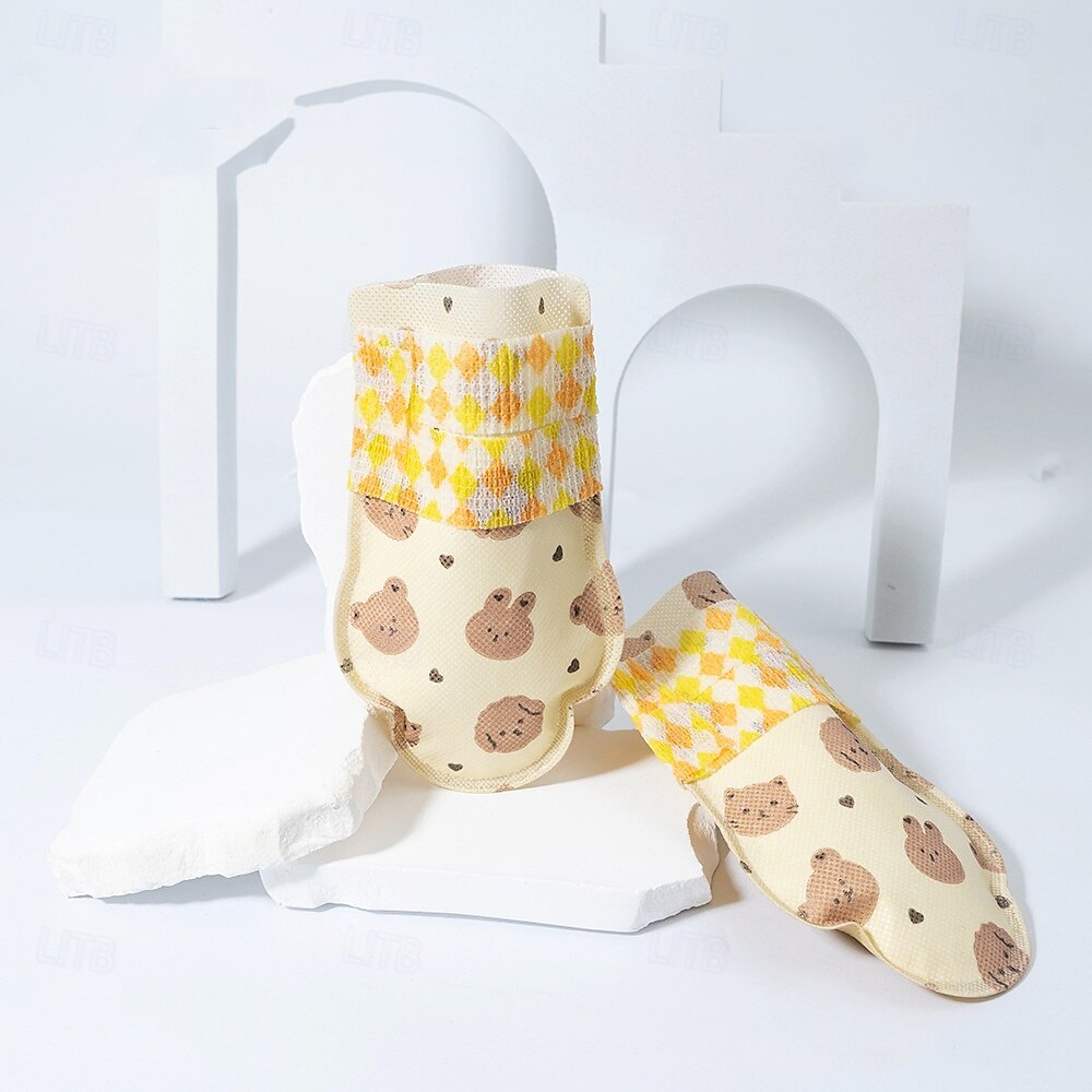Botines desechables para perros y gatos, 20 unidades, impermeables y transpirables, con vendaje ajustable, calcetines protectores para patas para perros pequeños, medianos y grandes. 2025 - $13.99 –P5