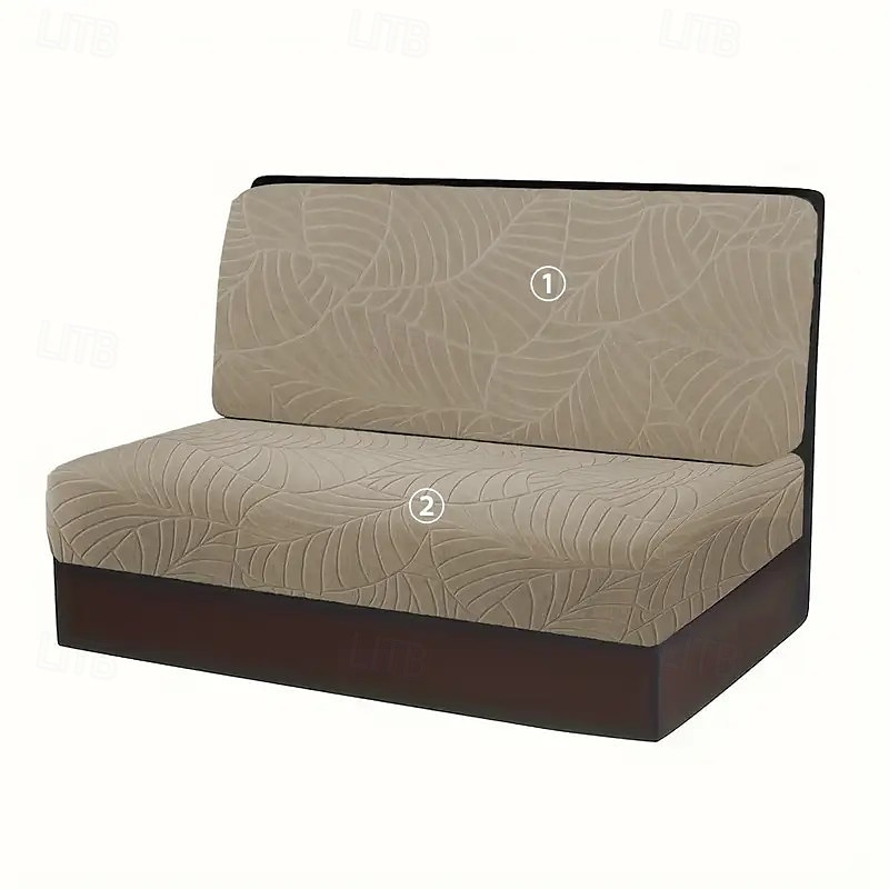 Copridivano impermeabile per dinette camper in jacquard a foglie, per esterni, antiscivolo, elasticizzato, per sedili auto e protezione di mobili. del 2025 a $22.99 –P7