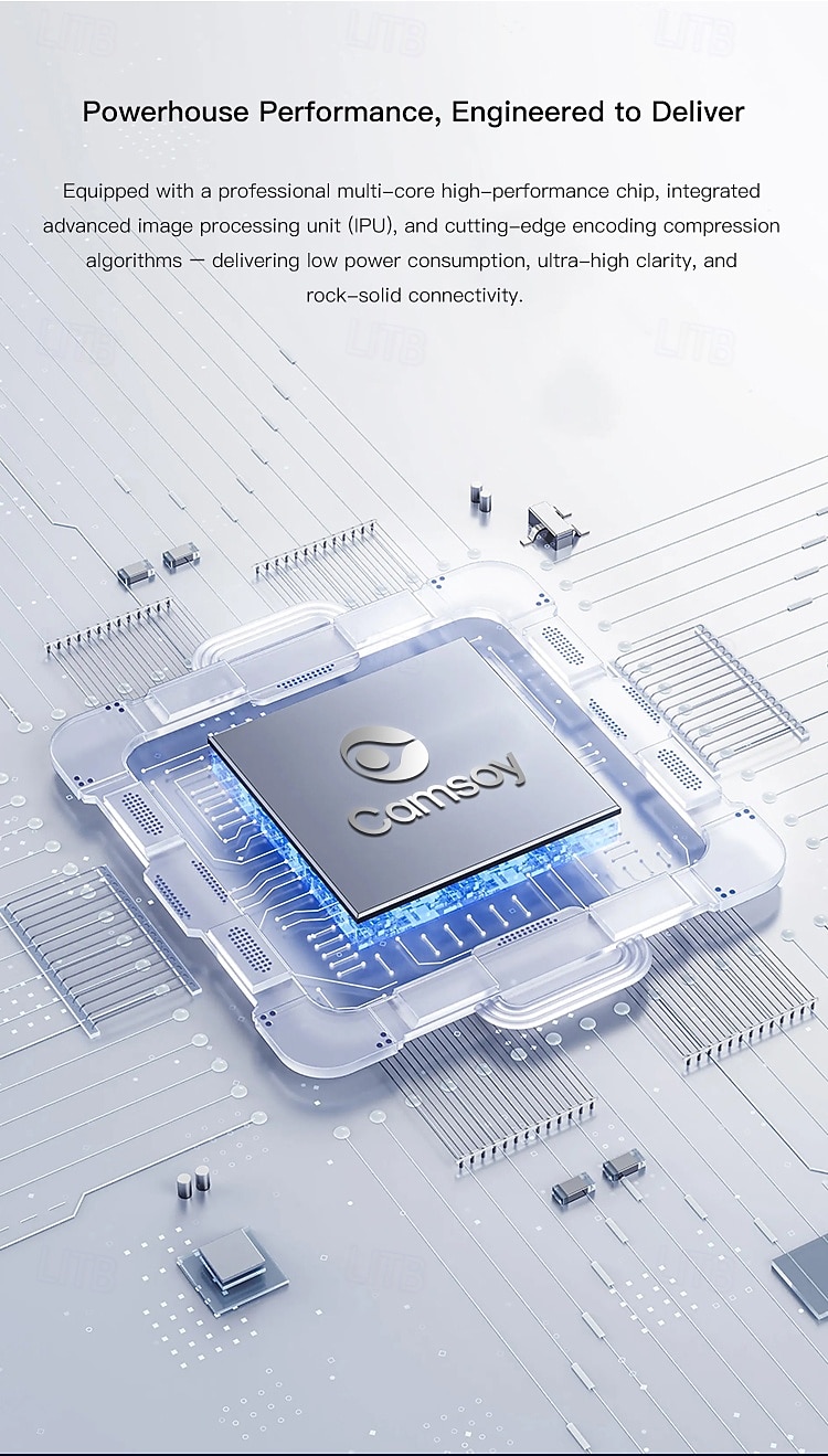 Trådlös HD-säkerhetskamera med wifi, mörkerseende, rörelsedetektering, husdjursövervakning inomhus och utomhus, fjärrkamera 2025 - $35.99 –P7