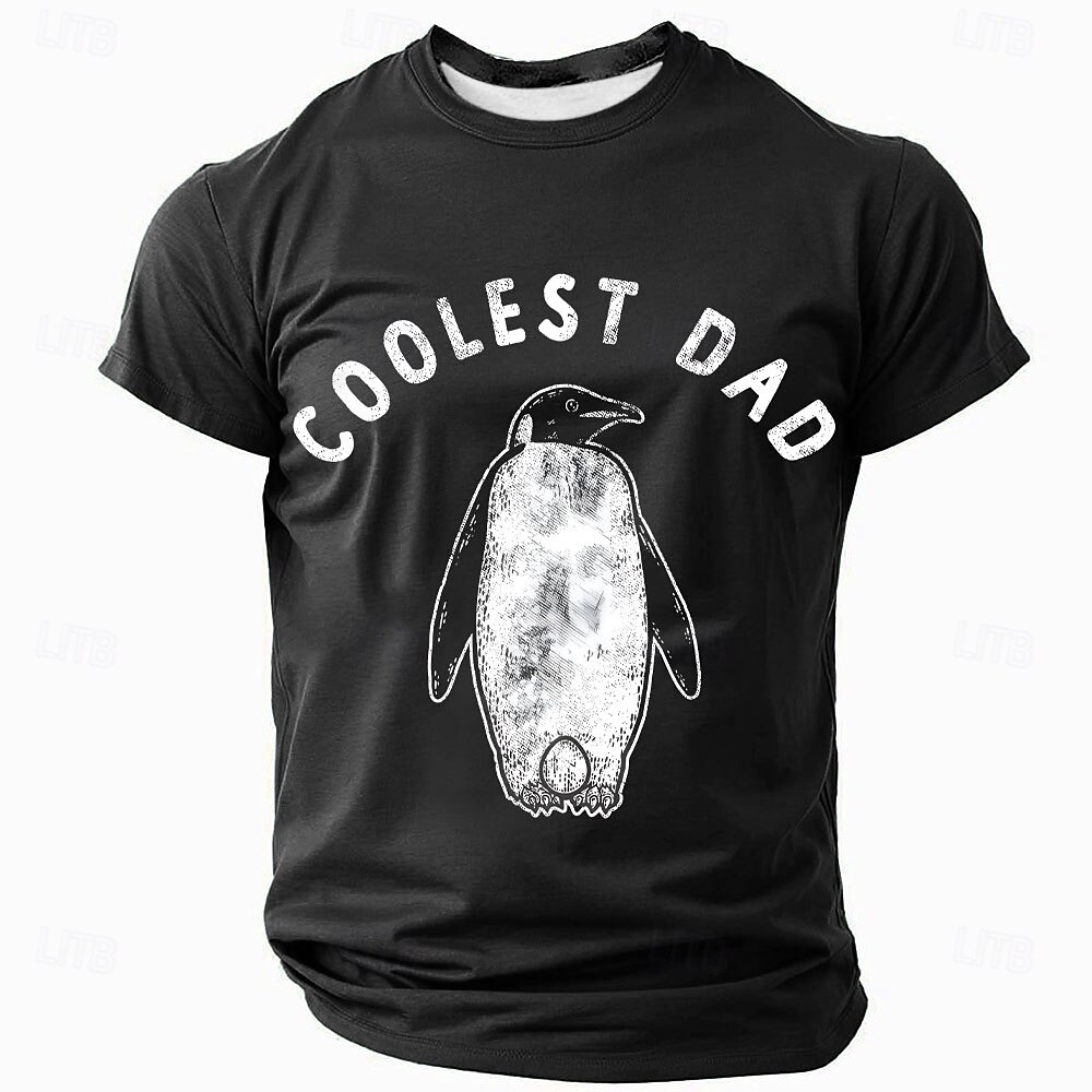 Voor heren Grappig jargon vader T-shirt Korte mouw T-shirt 3D-afdrukken Strakke ronde hals Overhemd Modieus Dagelijks Basic Straat Casual Dagelijks Zwart Rood blauw Zomer Lente Kleding S M L XL XXL 2025 - $17.99 –P1