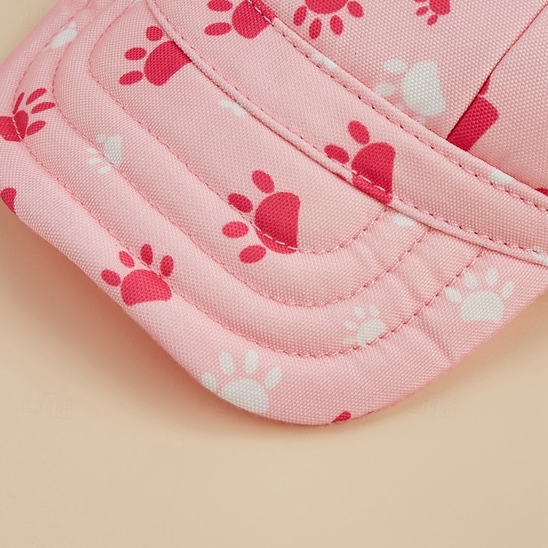Gorra de béisbol para perro, visera playera de verano para perro y gato con agujeros para las orejas, tocado ajustable para cachorros 2025 - $15.49 –P8