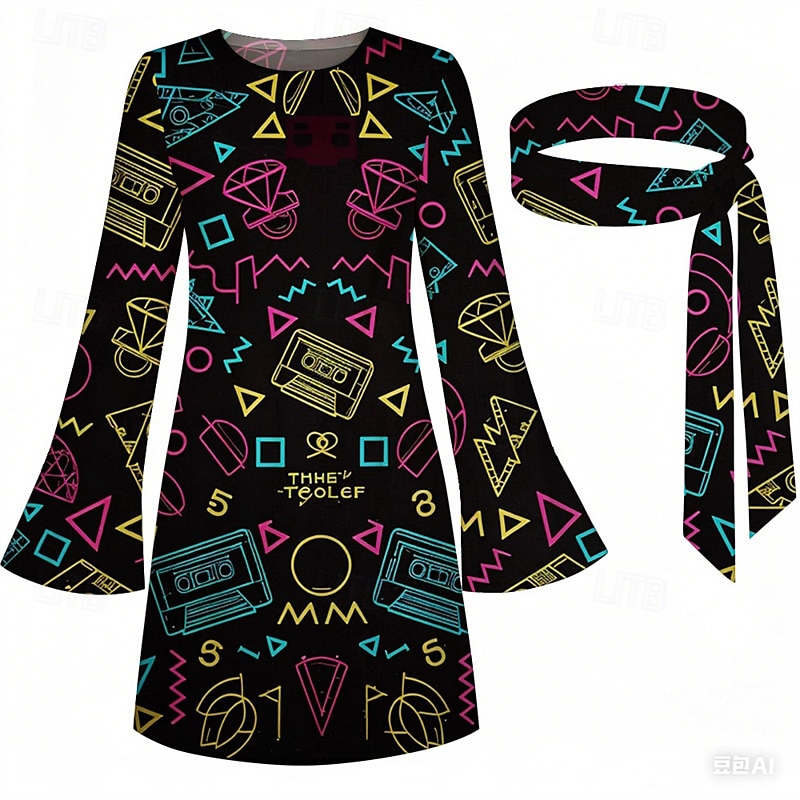 Retro / vintage 70-talet Häftig Klänningar Pannband Hippie Disk Psykedelisk Dam Halloween Karnival Semester musikfestival Festival Vuxna Klänning Pannband 2025 - $26.99 –P4