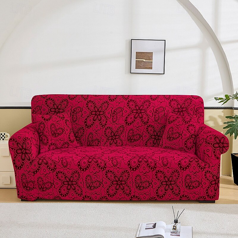 Capa de sofá em tecido jacquard elástico, capa de sofá secional em formato de L, capa de canto para sala de estar, 1/2/3/4 lugares de 2025 por $37.99 –P1