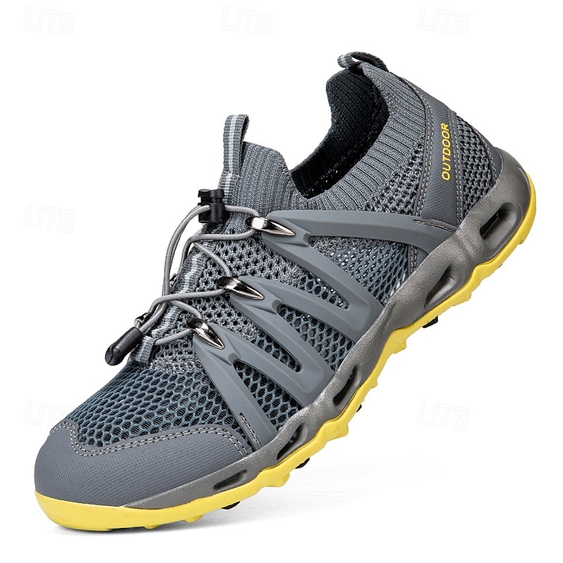 Men's Breathable Hiking Shoes with Cushioned Support, Slip-Resistant Sole and Quick-Dry Technology - Ideal for Adventure and Trekking 2025 - $46.99 –P1