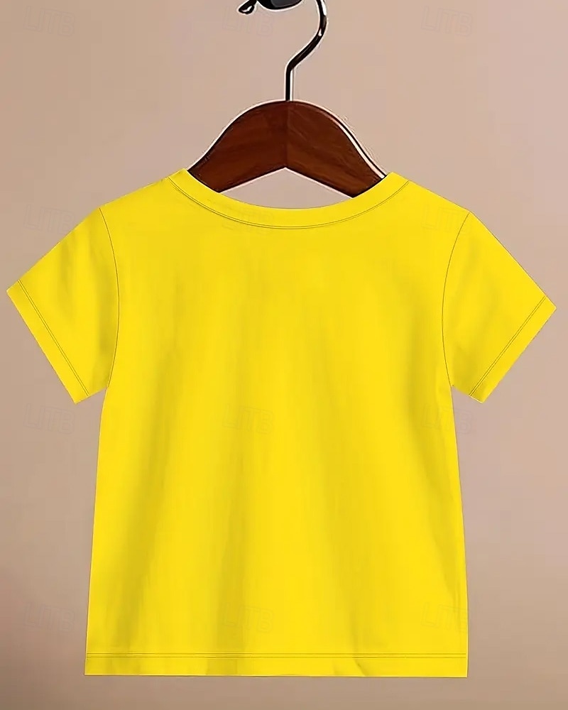 Garçons 3D Dinosaure T-shirt Manche Courte Été Printemps Mode Basique Enfants 4-12 ans Col Rond Extérieur Occasionnel Quotidien Coupe régulière de 2025 ? $11.99 –P5