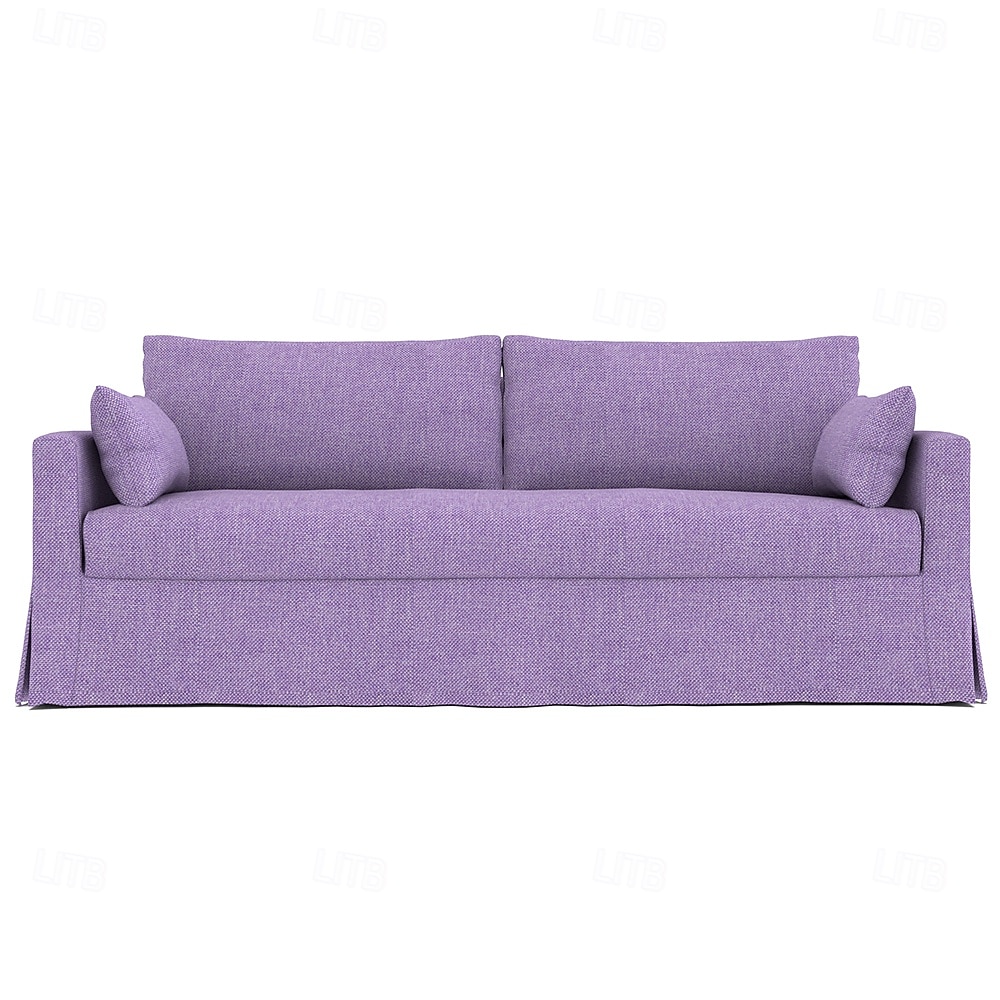 Sofabezug passend für Hyltarp-Sofa, einfarbig, gesteppte Polyester-Schonbezüge 2025 - $226.49 –P8