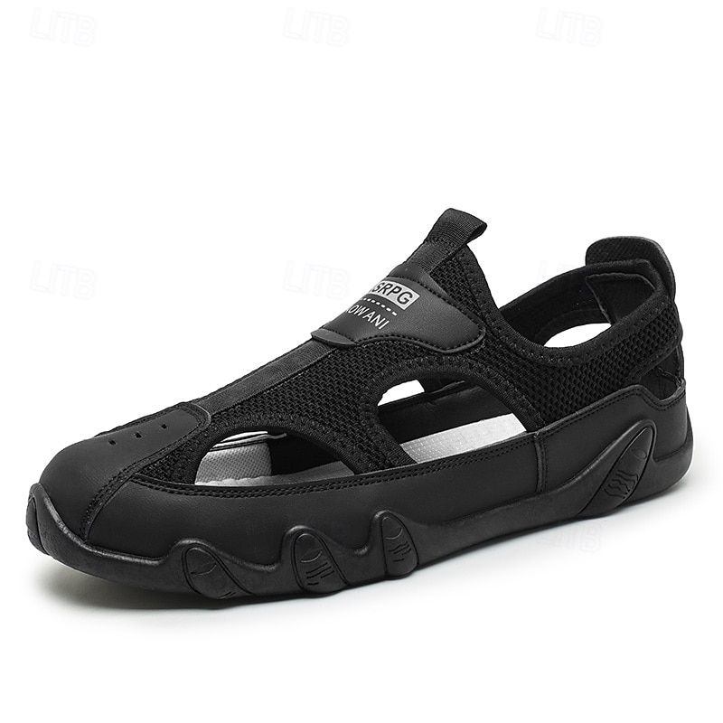 Herrsandaler Bruna Mesh-utomhussandaler med justerbara remmar och vadderad sula för vandring, strand och sommaräventyr 2025 - $32.99 –P1