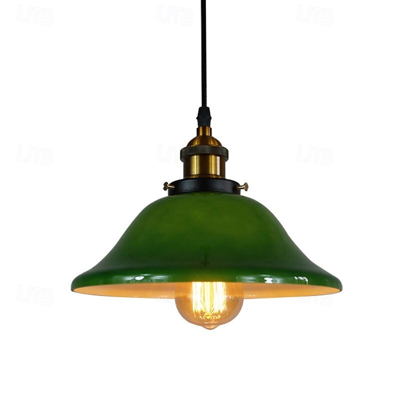 Lampadario vintage, luci decorative da magazzino, lampada a sospensione in stile antico, lampada a sospensione a cupola industriale, attacco E27, luci sospese per negozi di abbigliamento e uffici, del 2026 a $86.99 –P6