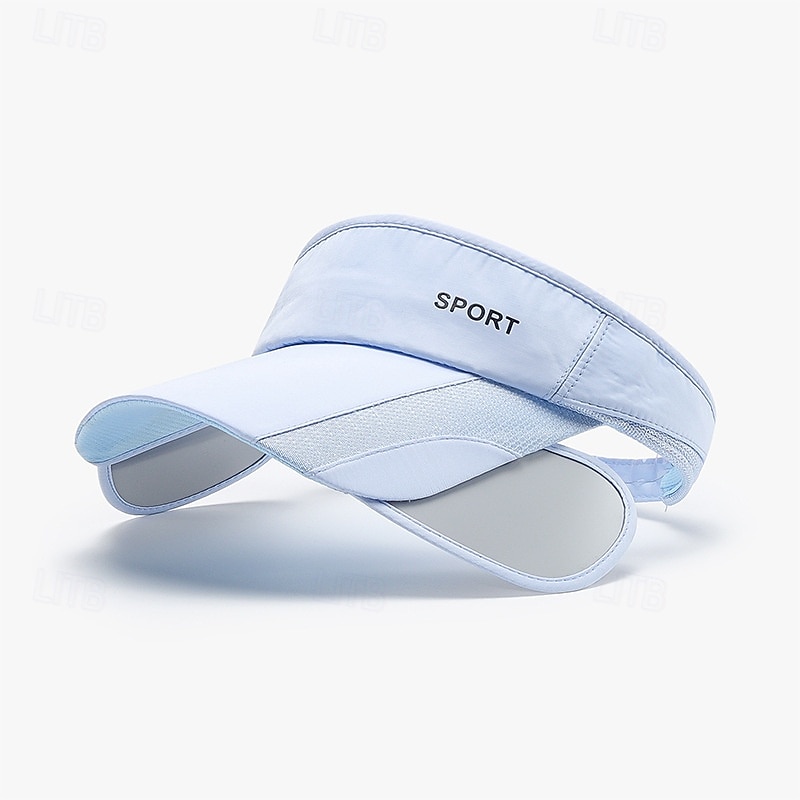 Visière de sport de tennis Pare-soleil Femmes Couleur Unie Classique Mode Réglable Protection Solaire UV Élastique pour Tennis Base-ball Pickleball Été Noir Blanche Rose de 2026 ? $10.49 –P6