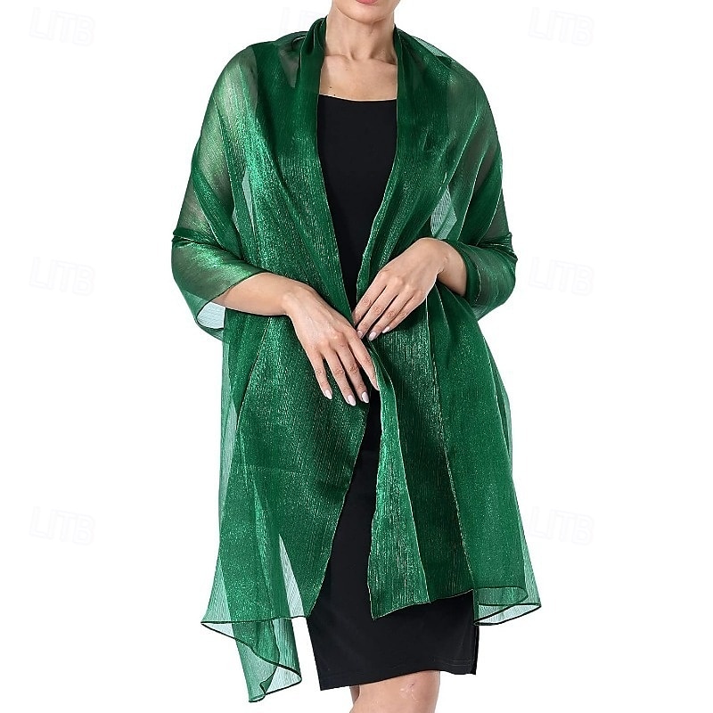 Dámské bolerko Elegantní dámy Bez rukávů Polyester Svatební Bolerka S Čistá Barva Pro Formální Léto 2025 - $45.99 –P10